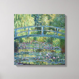 Claude Monet - Näckrosdammen, Grön harmoni Canvastryck
