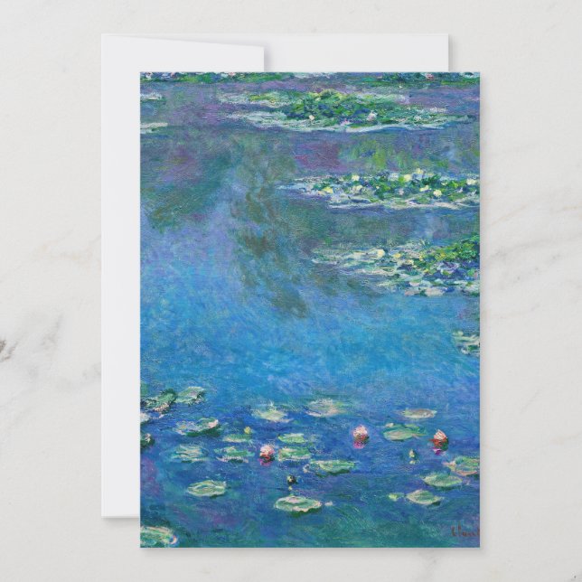 Claude Monet - Näckrosor 1906 Meddelande (Framsida)