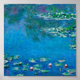 Claude Monet - näckrosor 1906 Poster