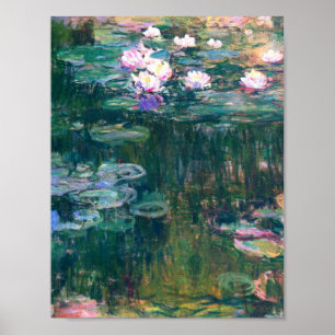 Claude Monet - näckrosor, 1914 Poster