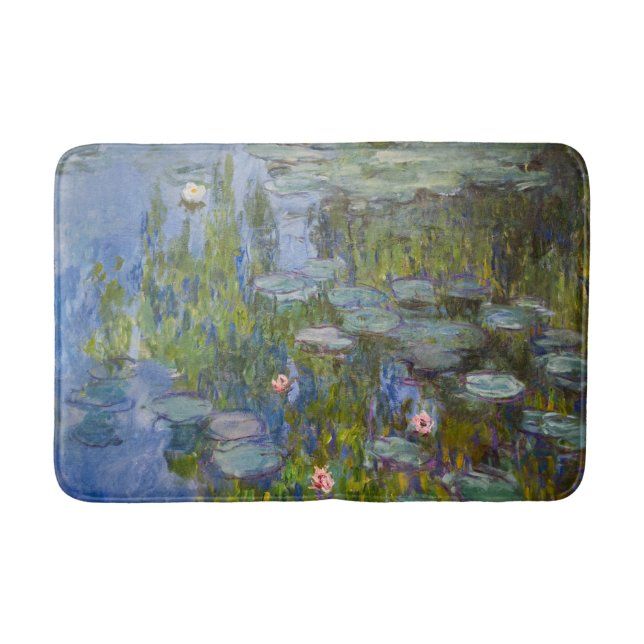 Claude Monet Näckrosor 1915 Impressionistisk konst Badrumsmatta (Framsidan)
