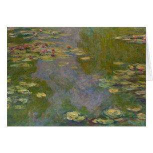Claude Monet näckrosor, 1919 Hälsningskort