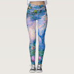 Claude Monet - näckrosor 1919 Leggings<br><div class="desc">Claude Monet - näckrosor 1919. Berömd konstmålning.</div>