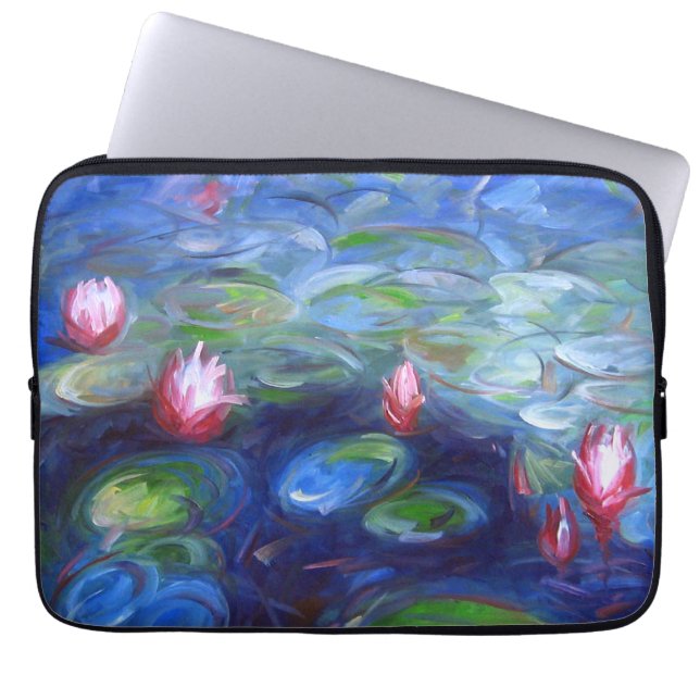 Claude Monet: Näckrosor 2 Laptop Fodral (Framsidan)
