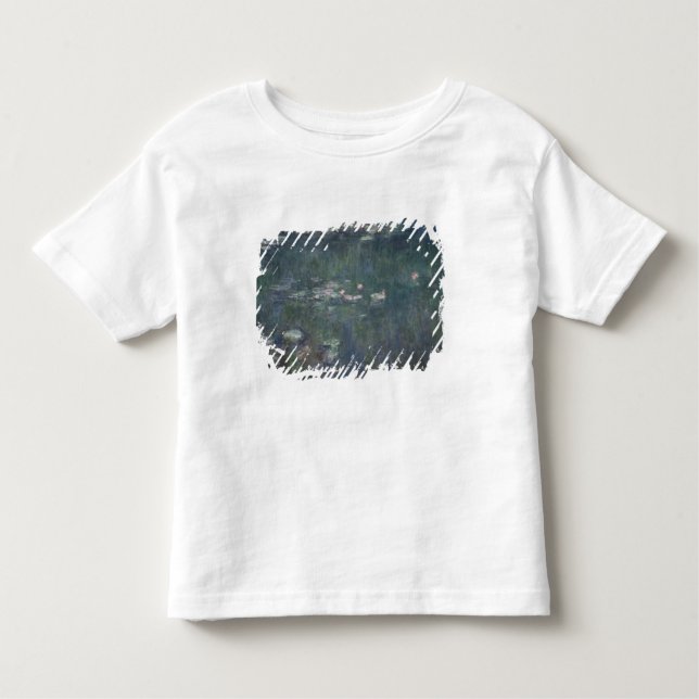 Claude Monet | näckrosor: Gröna reflexioner T-shirt (Framsida)