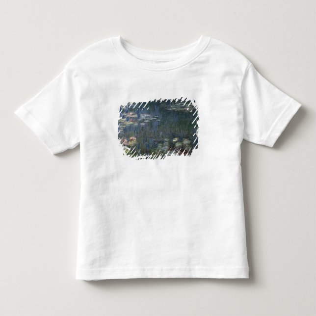 Claude Monet | näckrosor: Gröna reflexioner T-shirt (Framsida)