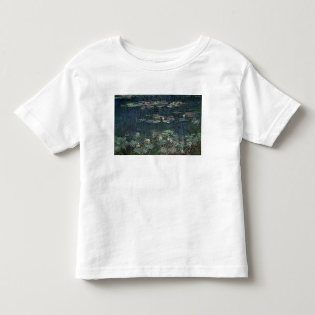 Claude Monet | näckrosor: Gröna reflexioner Tee Shirt (Framsida)