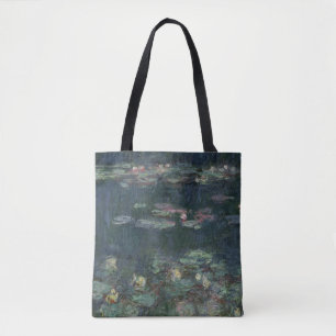 Claude Monet näckrosor: Gröna reflexioner Tygkasse