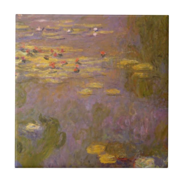 Claude Monet | näckrosor Nympheas Kakelplatta (Framsidan)