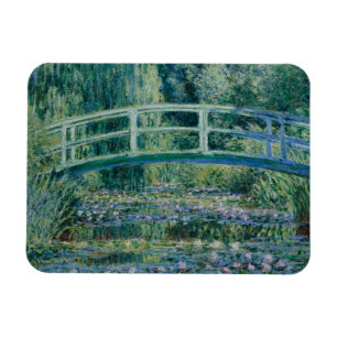Claude Monet - näckrosor och japanen överbryggar Magnet