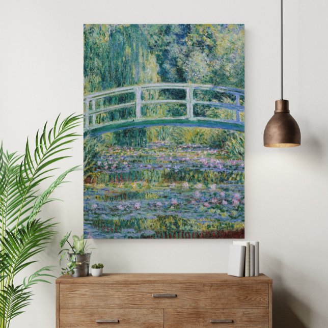 Claude Monet Näckrosor och Japanska bron Poster (Skapare uppladdad)