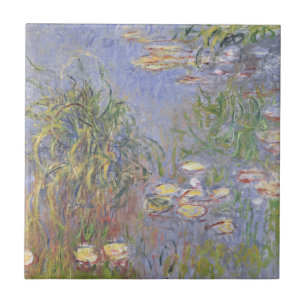 Claude Monet näckrosor, samla i en klunga av Kakelplatta