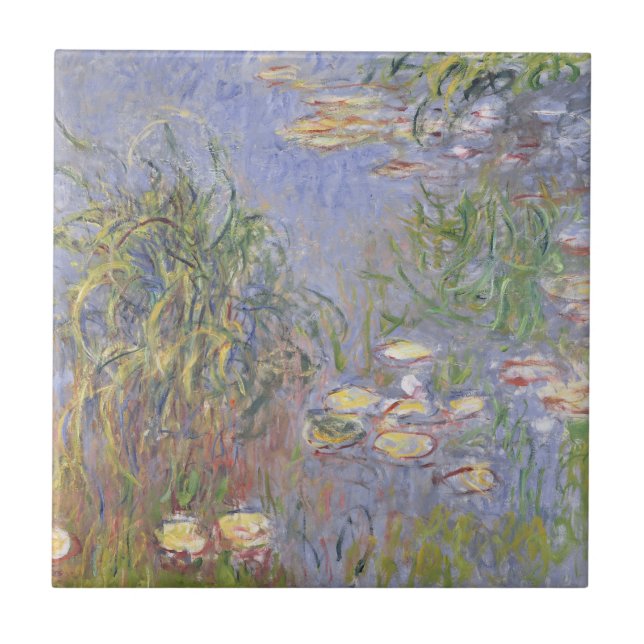Claude Monet | näckrosor, samla i en klunga av Kakelplatta (Framsidan)