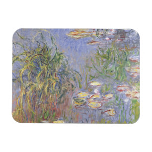 Claude Monet näckrosor, samla i en klunga av Magnet