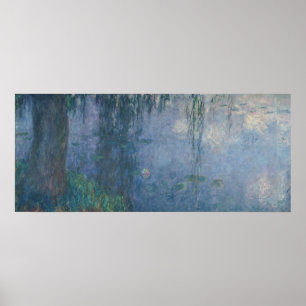 Claude Monet   näckrosor: Tårpilar 1914 Poster