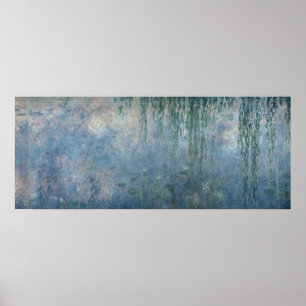 Claude Monet   näckrosor: Tårpilar 1914 Poster