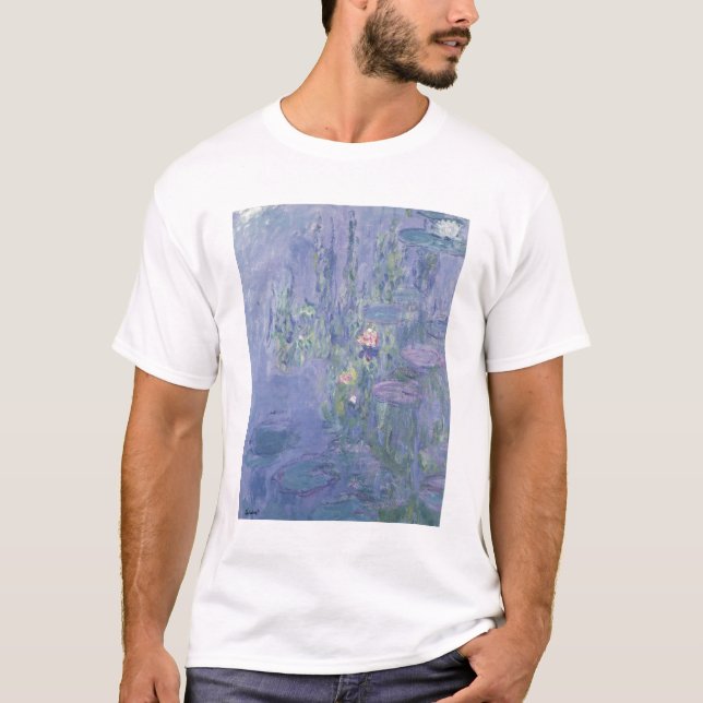 Claude Monet | näckrosor Tee Shirt (Framsida)