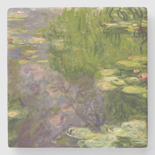 Claude Monet | näckrosor Underlägg Sten (Framsidan)