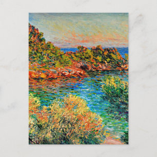 Claude Monet - Near Monte Carlo, Vykort