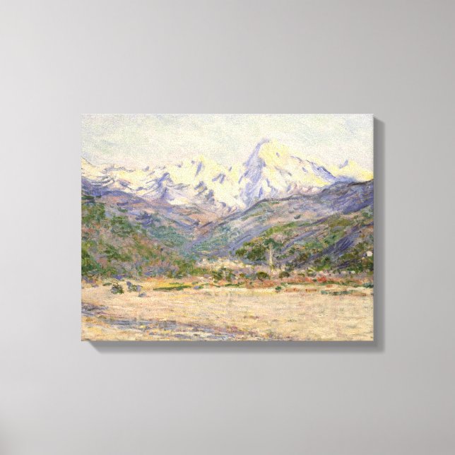 Claude Monet | Nerviadalen Canvastryck (Framsida)