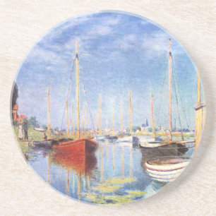 Claude Monet: Nöjefartyg på Argenteuil Underlägg Sandsten