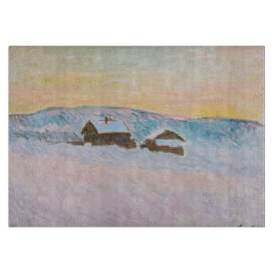Claude Monet - Norge Liggande, blå hus