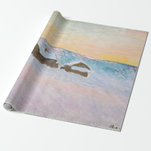 Claude Monet - Norge Liggande, blå hus Presentpapper