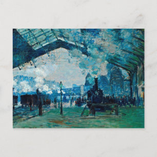 Claude Monet - Normandie Tåg Vykort