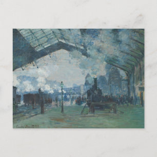 Claude Monet - Normandie Tåg Vykort