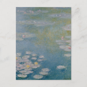Claude Monet Nympheas i Giverny, 1908 Vykort