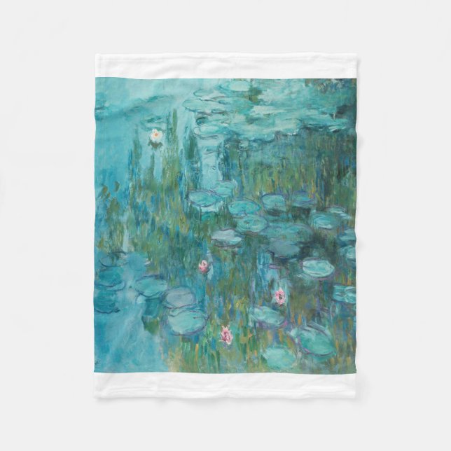 Claude Monet - Nympheas - Vatten Lilies Painting Fleecefilt (Framsidan)