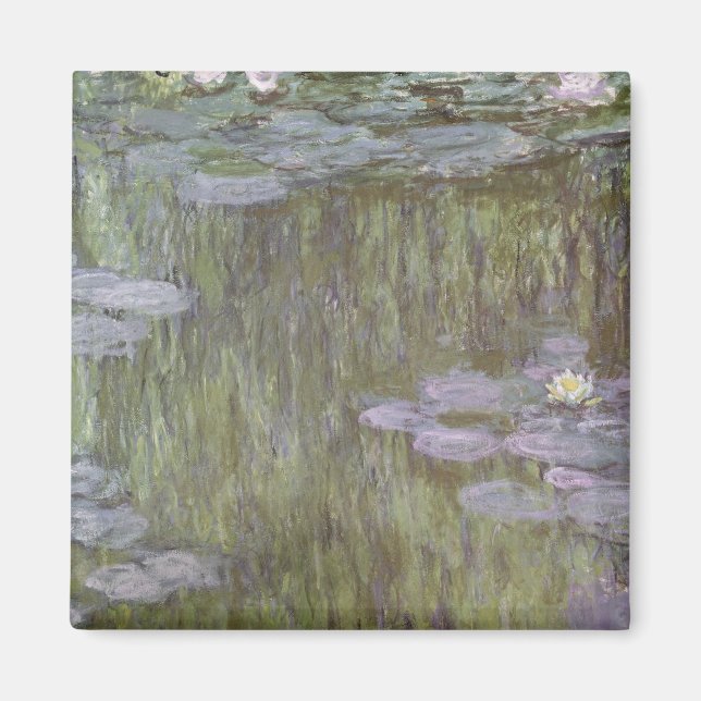 Claude Monet | Nympheas vid Giverny 1918 Magnet (Framsidan)