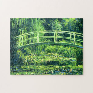 Claude Monet: Överbrygga över ett damm av Pussel