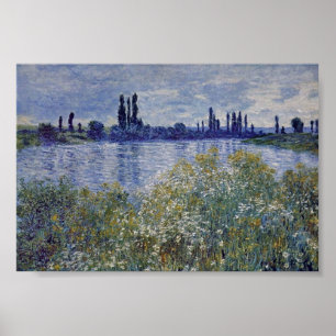 Claude Monet - på packa ihop av Seine på Vetheui Poster