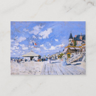 Claude Monet: På stranden av Trouville Visitkort