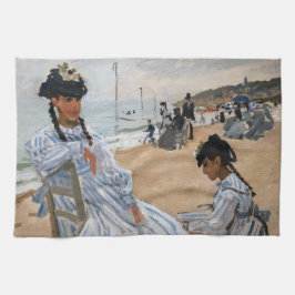 Claude Monet - På stranden vid Trouville Kökshandduk
