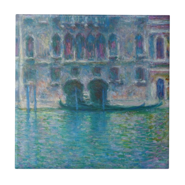 Claude Monet - Palazzo da Mula Kakelplatta (Framsidan)