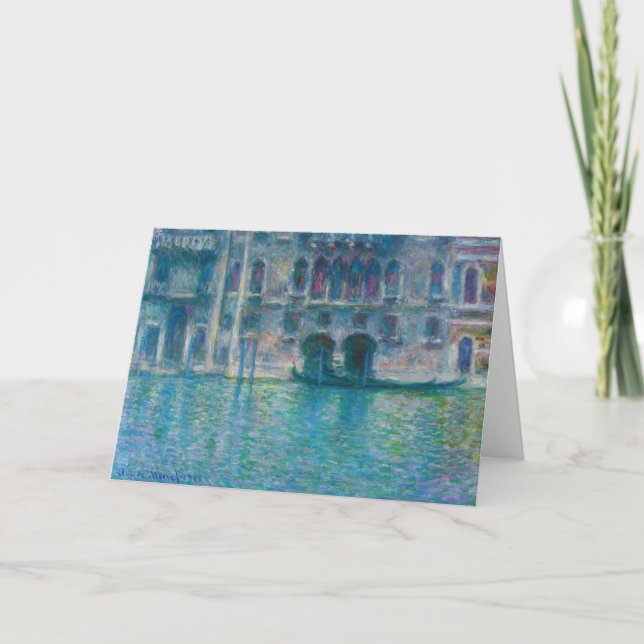 Claude Monet - Palazzo da Mula Kort (Framsida)