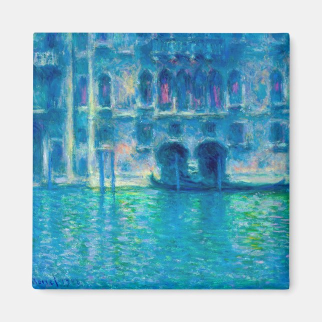 Claude Monet "Palazzo da Mula" Magnet (Framsidan)