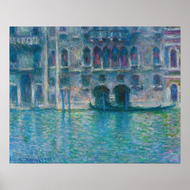 Claude Monet - Palazzo da Mula Poster (Framsidan)