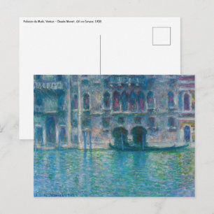 Claude Monet - Palazzo da Mula Vykort