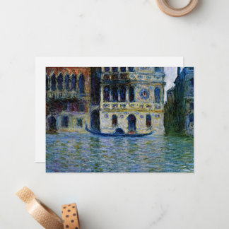 Claude Monet - Palazzo Dario, Anteckningskort