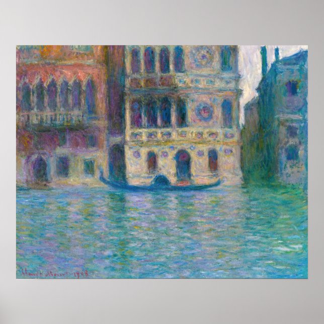 Claude Monet - Palazzo Dario Poster (Framsidan)