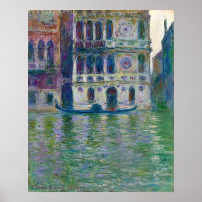 Claude Monet - Palazzo Dario Poster (Framsidan)