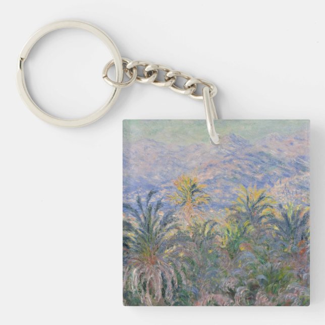 Claude Monet | palmträd på Bordighera (Framsidan)