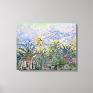 Claude Monet palmträd på Bordighera Canvastryck