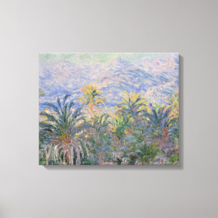 Claude Monet   palmträd på Bordighera Canvastryck