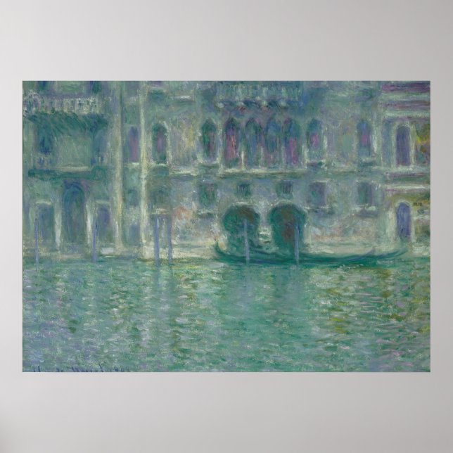 Claude Monet | Panoramisk vy över Ile-de-Frankrike Poster (Framsidan)