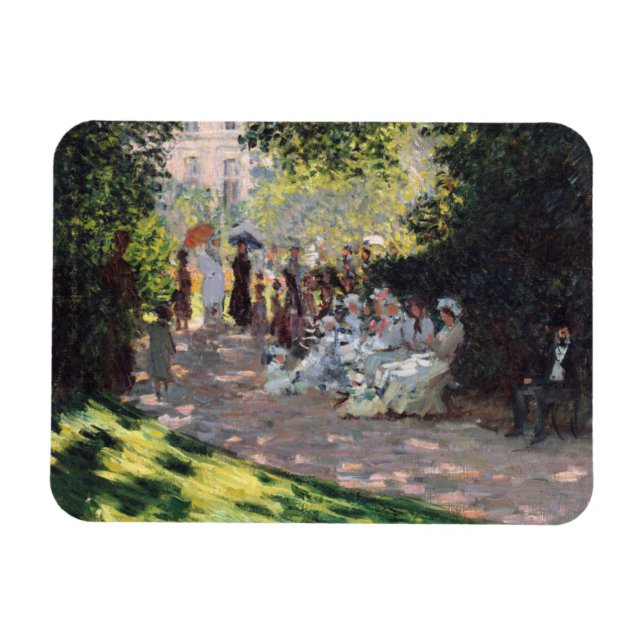Claude Monet | Parc Monceau Magnet (Horisontell)