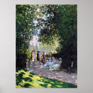 Claude Monet Parc Monceau Poster